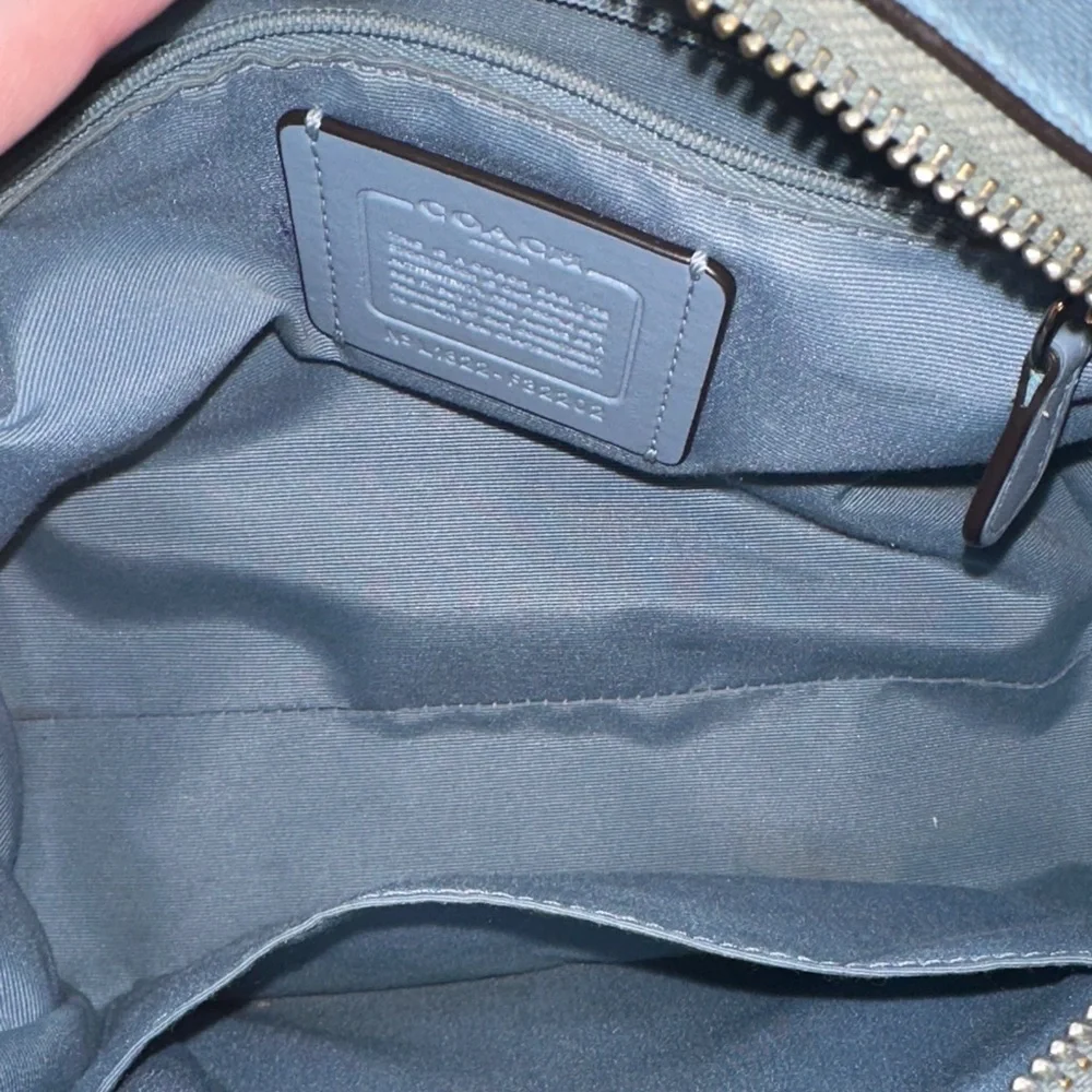 Coach Light Blue Crossbody Bag - Picture 4 of 12